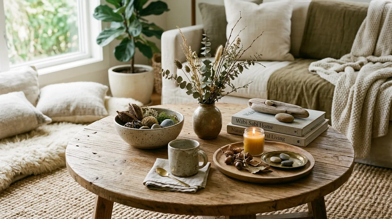 Choose lighting that glows instead of glaring inspiration for an organic modern living room.